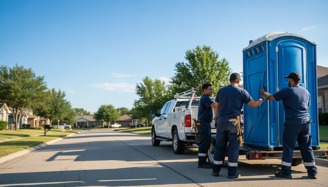 Portable Toilet Rental in Mertzon, TX near me